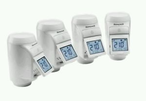 HONEYWELL EVOHOME RADIATOR FOUR ZONE KIT INC. 4X HR92UK WIRELESS RAD CONTROLLER HEADS