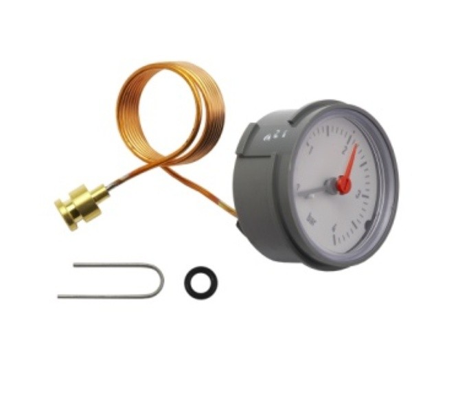 PRESSURE GAUGE 4 BAR DARK GREY
